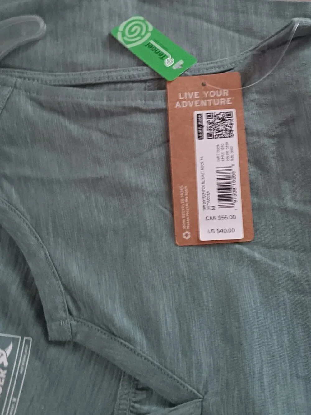 New Eddie Bauer Women's Gate Check Sleeveless Split-neck Tunic, size M - Picture 5 of 8